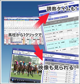 馬柱から映像が!
